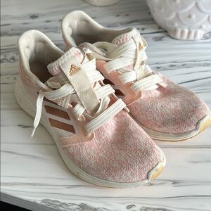Adidas Pink and Cream Sneakers